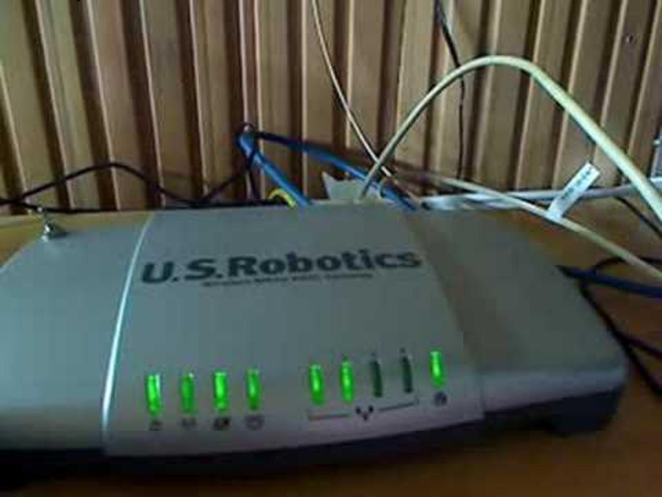 مودم-روتر آمریکایی۲۴mbps +ADSL2 پورت۴ us -رباتیکس